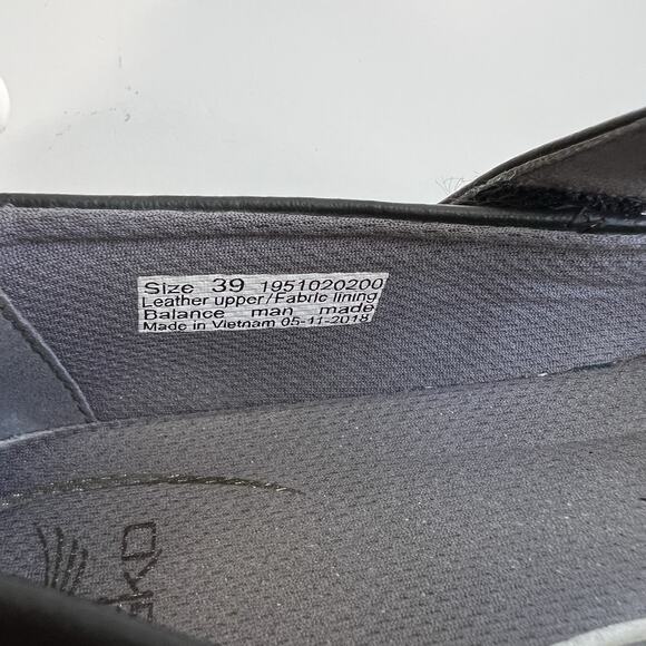 Dansko Black Mary Jane Flats - Picture 5 of 9